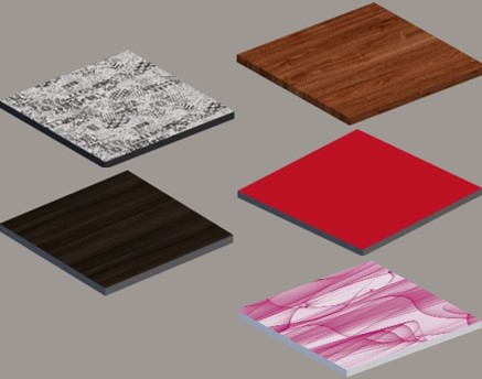 Cubierta laminado plástico blanco