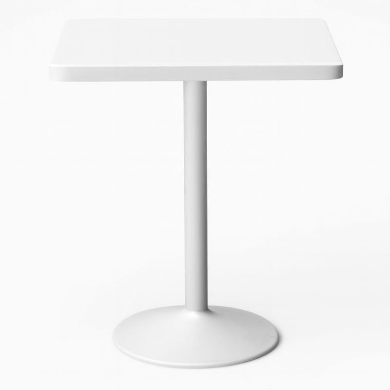 Mesa de polipropileno resistente para exterior e interior, altura ajustable,